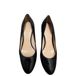 Cole Haan Black Patent Leather High Heel Pumps Women's Size 9.5B Classic Round T